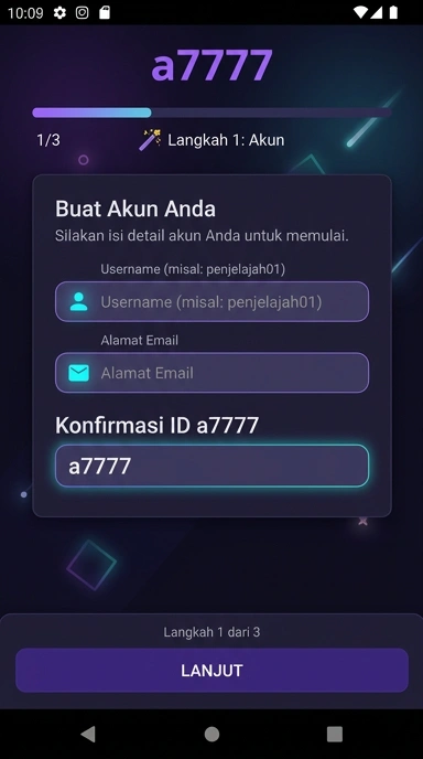 Cara Mudah Buat Akun Baru a7777 di Android