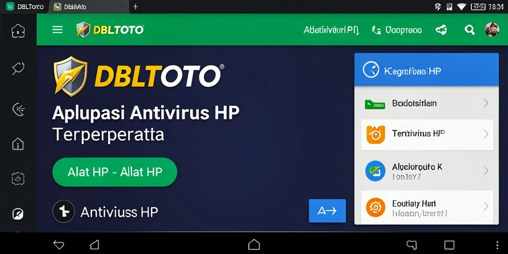 Tampilan antarmuka DBLTOTO yang sederhana dan fungsional untuk pengguna.
