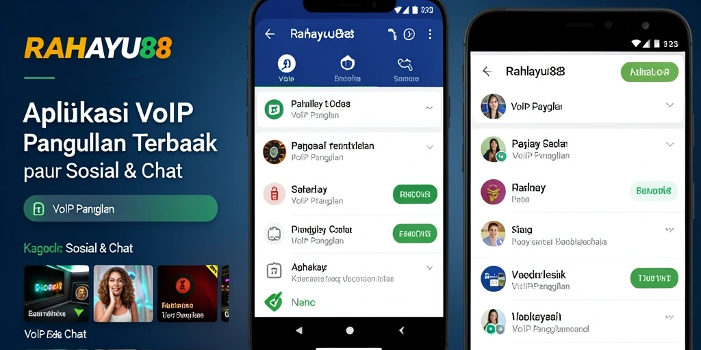Antarmuka pengguna <strong>RAHAYU88</strong> yang intuitif untuk VoIP Panggilan.