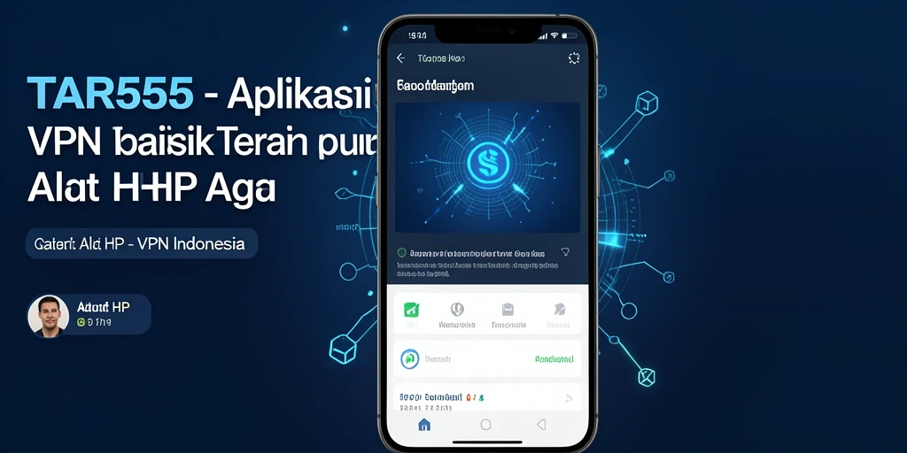 Antarmuka aplikasi TAR555 yang sederhana dan efektif.